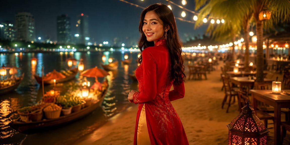 Phụ nữ Hà Nội mặc áo dài tham gia cá cược thể thao trực tuyến